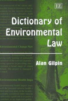 Hardcover Dictionary of Environmental Law Book