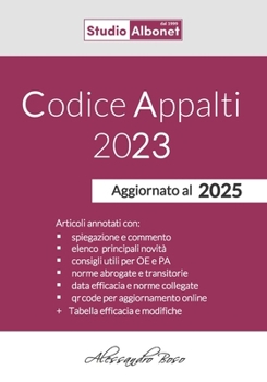 Paperback Codice Appalti 2023 [Italian] Book