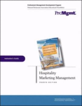 Hardcover Hospitality Marketing Management Instructor's Guide Book