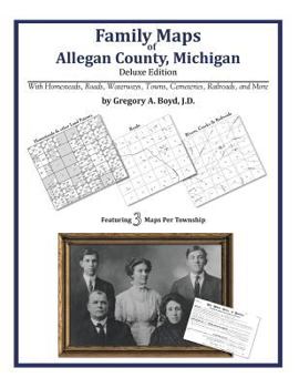 Paperback Family Maps of Allegan County, Michigan Book