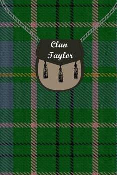 Paperback Clan Taylor Tartan Journal/Notebook Book