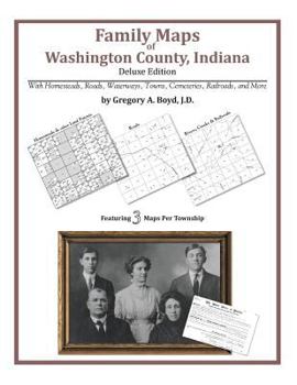 Paperback Family Maps of Washington County, Indiana Book