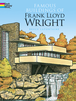 Paperback Famous Buildings of Frank Lloyd Wright Coloring Book