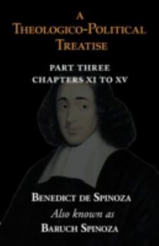 Paperback A Theologico-Political Treatise Part III (Chapters XI to XV) Book