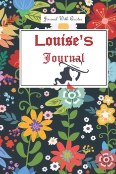 Louise Journal: 6x9 inch Lined journal or diary or notebook to write ideas, study and make plans.