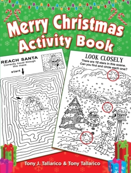 Paperback Merry Christmas Activity Book