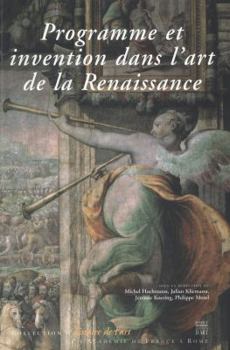 Paperback programme et invention dans l'art de la renaissance: ACTES DE COLLOQUES 7 (COLLOQUE MEDICI) Book