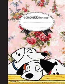 Composition Notebook, 8.5 x 11, 110 pages: Dalmatian :