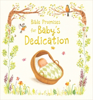 Hardcover Bible Promises for Baby's Dedication Book