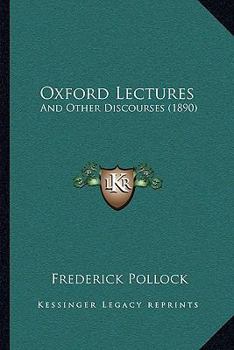 Oxford lectures, and other discourses (Essay index reprint series)