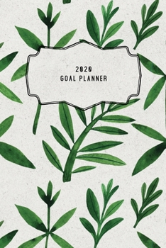 Paperback 2020 Goal Planner: 2020 Dated Goal Planner Focus Weekly Monthly Book