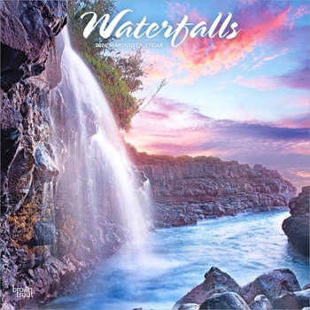 Calendar Waterfalls 2026 12 X 24 Inch (Hanging) Monthly Square Wall Calendar Plastic-Free Book