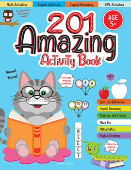 Paperback 201 Amazing Activity Book: Fun Activities and Puzzles Book
