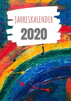 Jahresplaner 2020: Terminkalender 2020 - 366 Seiten (liniert) - Jeder Tag eine Seite - Tagebuch, Haushaltsbuch, Schreibheft, Büro, Notizen, Taschenbuch (German Edition)