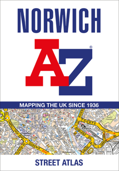 Paperback Norwich A-Z Street Atlas Book