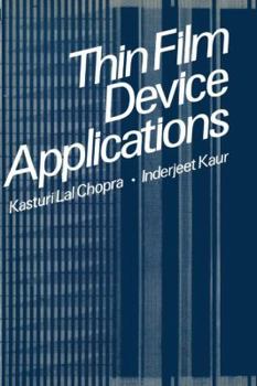 Paperback Thin Film Device Applications Book
