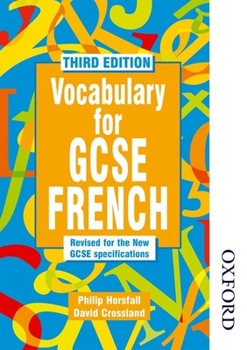 Paperback Vocabulary for GCSE French - 3rd Edition Book