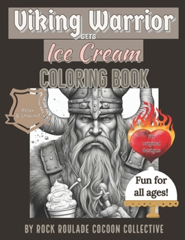 Paperback viking warrior: coloring book