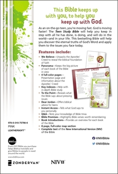 Imitation Leather Teen Study Bible-NIV Book