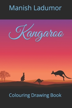 Paperback Kangaroo: Colouring Drawing Book