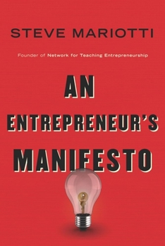 Hardcover An Entrepreneur's Manifesto Book