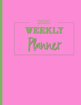 2020 Weekly Planner: 12 Month Dated Agenda, Pink Feminine Cover (2020 Planner for Nurses)