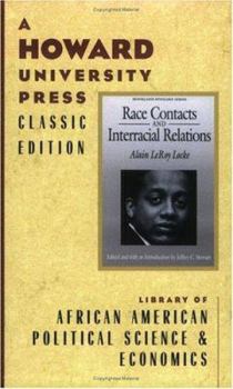 Paperback Race Contacts and Interracial Relations: Lectures on the Theory and Practice of Race Book