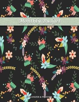 Monthly Budget: Monthly Budget Planner & Bill Organizer|Undated Start Anytime|Financial Budgeting Book & Expense Tracker|Control Your Finances