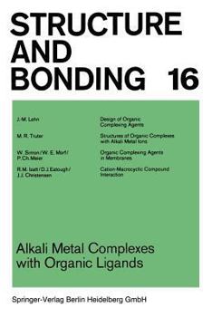 Paperback Alkali Metal Complexes with Organic Ligands Book