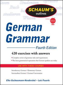 Schaum's Outline of German Grammar - Book  of the Schaum's Outline