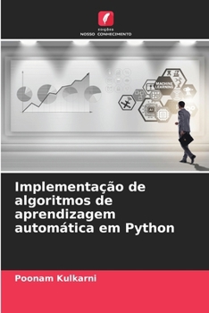 Paperback Implementação de algoritmos de aprendizagem automática em Python [Portuguese] Book