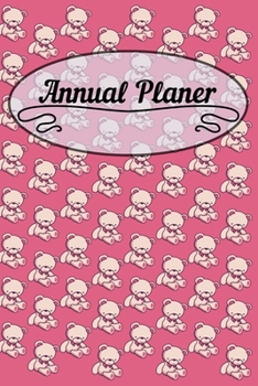 Annual Planer: 6x9 Flower Calendar Or Weekly Planner - Appointment Planner Gift Idea And Unique Gift for Women, Wife and Daughter.