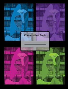 Paperback Pop Art Picasso Composition Notebook: Wide Ruled: 100 sheets / 200 pages, 7.44"x9.69" Book