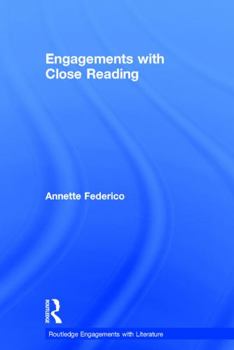 Hardcover Engagements with Close Reading Book