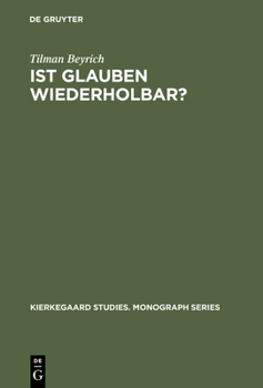 Hardcover Ist Glauben wiederholbar? [German] Book