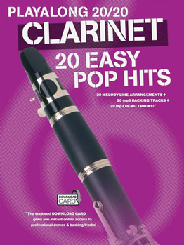 Misc. Play Along 20/20 Clarinet: 20 Easy Pop Hits (Book/Online Audio) Book