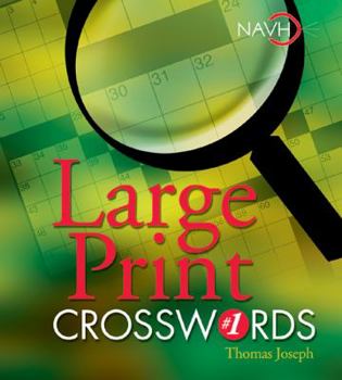 Paperback Large Print Crosswords #1 [Large Print] Book