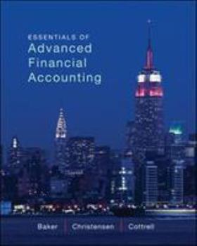 Hardcover Essentials of Advanced Financial Accounting Book