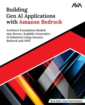 Paperback Building Gen AI Applications with Amazon Bedrock Book