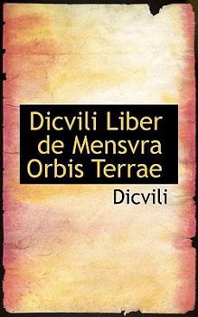 Paperback DICVILI Liber de Mensvra Orbis Terrae Book