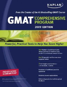 Paperback Kaplan GMAT Comprehensive Program Book