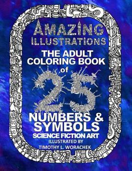 Paperback Amazing Illustrations- 25 Number and Symbols Book