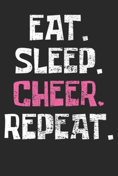 Notebook: Cheerleading Dot Grid 6x9 120 Pages