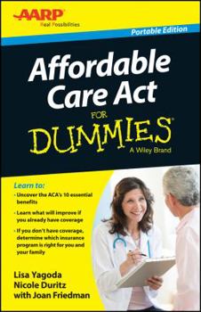 Paperback Affordable Care Act for Dummies Book