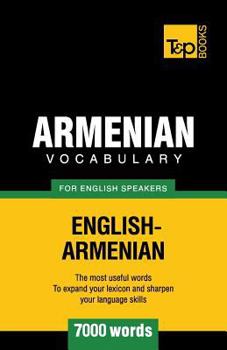 Paperback Armenian vocabulary for English speakers - 7000 words Book