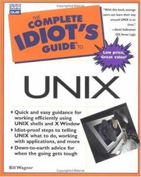 Paperback The Complete Idiot's Guide to Unix Book