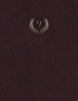 Paperback Monogram "9" Sketchbook Book