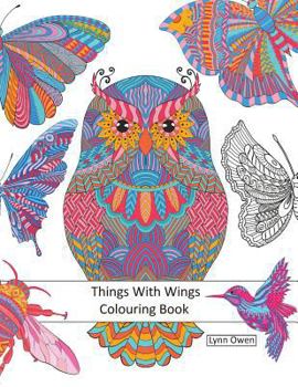 Paperback Things With Wings Colouring Book