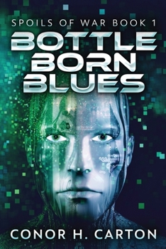 Paperback Bottle Born Blues [Large Print] Book