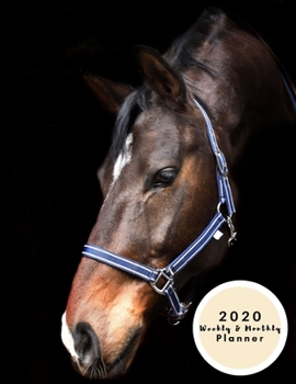 2020 Weekly And Monthly Planner: Two Year Horse Planner With Calendar Schedule Organizer January 2020 to December 2020 (12 Months)